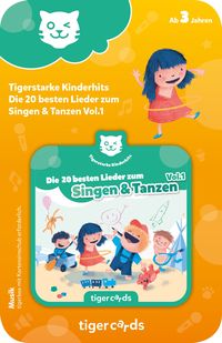 Bild vom Artikel Tiger Media - Tigercards - Tigerstarke Kinderhits - Die 20 besten Lieder zum Singen & Tanzen Vol.1 vom Autor 