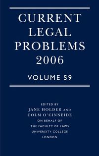 Produktbild: Current Legal Problems 2006: Volume 59