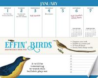 Produktbild: Reynolds, A: Effin' Birds 2024 Weekly Desk Pad Calendar
