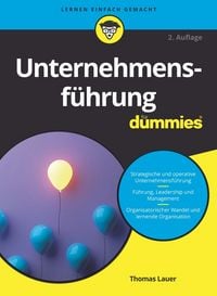 Produktbild: Unternehmensf&uuml;hrung f&uuml;r Dummies