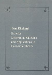 Produktbild: Exterior differential calculus and applications to economic theory