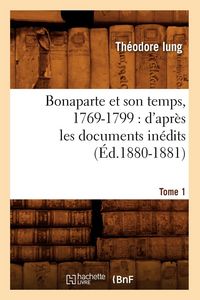 Produktbild: Bonaparte et son temps, 1769-1799