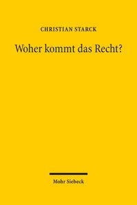 Produktbild: Woher kommt das Recht?
