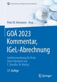 Bild vom Artikel GOÄ 2023 Kommentar, IGeL-Abrechnung vom Autor Peter M. Hermanns