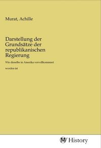 Produktbild: Darstellung der Grunds&auml;tze der republikanischen Regierung