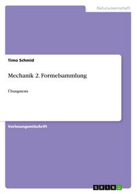 Produktbild: Mechanik 2. Formelsammlung