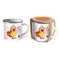Produktbild: Tr&ouml;tsch Unser Sandm&auml;nnchen Emaille Becher Tasse Schnatterinchen