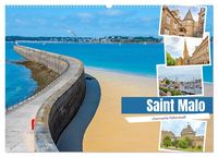 Produktbild: Saint Malo - charmante Hafenstadt (Wandkalender 2026 DIN A2 quer), CALVENDO Monatskalender