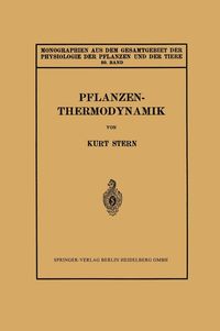 Produktbild: Pflanzenthermodynamik