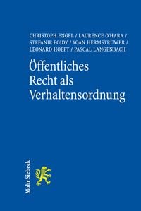 Produktbild: &Ouml;ffentliches Recht als Verhaltensordnung