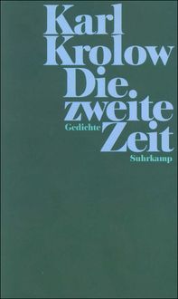 Produktbild: Krolow, K: zweite Zeit