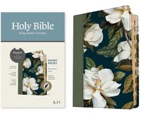 Produktbild: KJV Personal Size Giant Print Bible, Filament Enabled (Leatherlike, Magnolia Sage Green, Indexed, Red Letter)