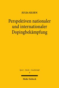 Produktbild: Perspektiven nationaler und internationaler Dopingbek&auml;mpfung