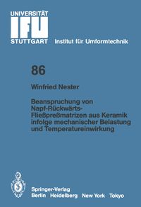 Produktbild: Beanspruchung von Napf-R&uuml;ckw&auml;rts-Flie&szlig;pre&szlig;matrizen aus Keramik infolge mechanischer Belastung und Temperatureinwirkung