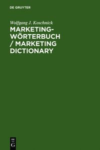 Produktbild: Marketing-W&ouml;rterbuch / Marketing Dictionary
