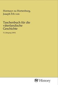 Produktbild: Taschenbuch f&uuml;r die v&auml;terlandische Geschichte
