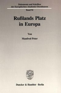 Produktbild: Ru&szlig;lands Platz in Europa.