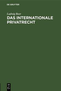 Produktbild: Das internationale Privatrecht