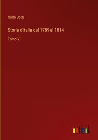 Produktbild: Storia d'Italia dal 1789 al 1814
