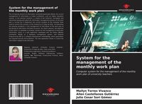Produktbild: System for the management of the monthly work plan