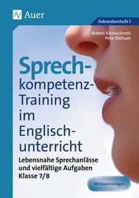 Produktbild: Sprechkompetenz-Training im Englischunterricht 7-8