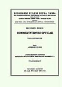 Produktbild: Commentationes opticae 3rd part
