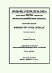 Produktbild: Commentationes opticae 3rd part