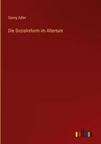 Produktbild: Die Sozialreform im Altertum