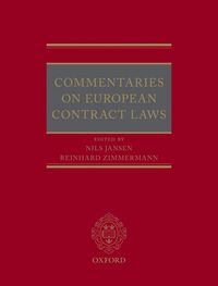 Produktbild: Commentaries on European Contract Laws