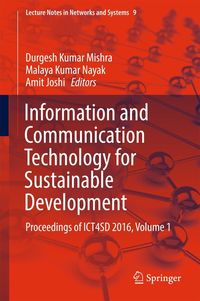 Produktbild: Information and Communication Technology for Sustainable Development