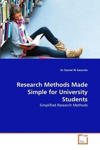 Produktbild: Kasomo, D: Research Methods Made Simple for University Stude