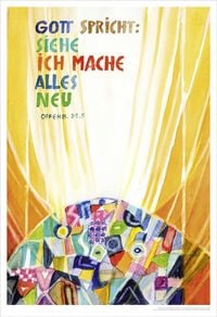 Produktbild: Jahreslosung Andreas Felger 2026, Kunstdruck 63 x 92 cm