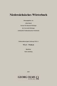 Produktbild: Nieders&auml;chsisches W&ouml;rterbuch