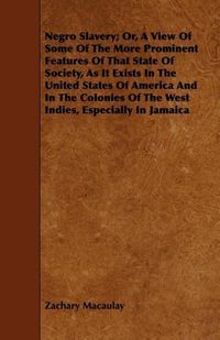 Produktbild: Negro Slavery; Or, a View of Some of the
