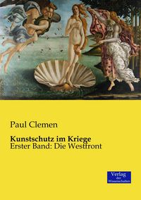 Produktbild: Kunstschutz im Kriege