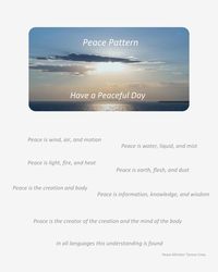 Produktbild: Peace Pattern Have a Peaceful Day