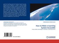 Produktbild: How to Make e-Learning System Accessible