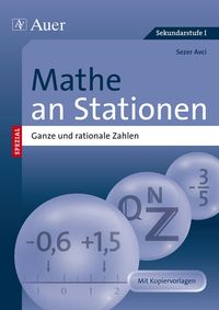 Produktbild: Mathe an Stationen  Ganze und rationale Zahlen