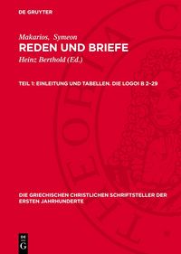 Produktbild: Einleitung und Tabellen. Die Logoi B 2&ndash;29