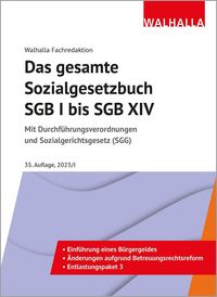 Bild vom Artikel Das gesamte Sozialgesetzbuch SGB I bis SGB XIV vom Autor Walhalla Fachredaktion