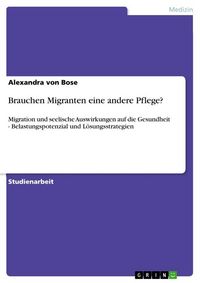 Produktbild: Brauchen Migranten eine andere Pflege?
