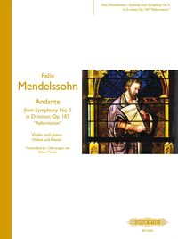 Produktbild: Mendelssohn, F: Andante from Symphony No. 5 in D Minor Op. 1