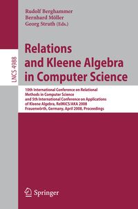 Produktbild: Relations and Kleene Algebra in Computer Science