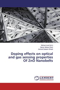 Produktbild: Doping effects on optical and gas sensing properties Of ZnO Nanobelts