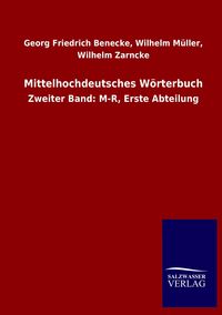 Produktbild: Mittelhochdeutsches W&ouml;rterbuch