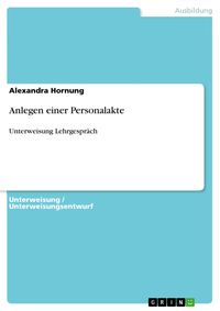 Produktbild: Anlegen einer Personalakte