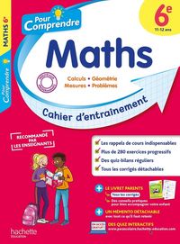 Produktbild: Pour comprendre, maths 6e, 11-12 ans : cahier d'entra&icirc;nement