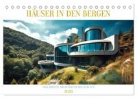Produktbild: H&auml;user in den Bergen (Tischkalender 2026 DIN A5 quer), CALVENDO Monatskalender