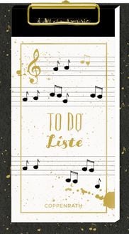 Produktbild: Notizblock - TO DO Liste (All about music)