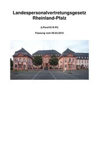 Produktbild: Landespersonalvertretungsgesetz Rheinland-Pfalz